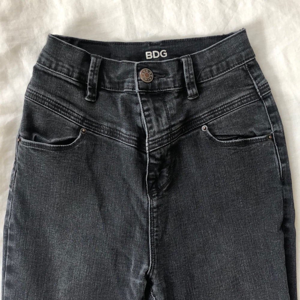 Black/grey skinny jeans